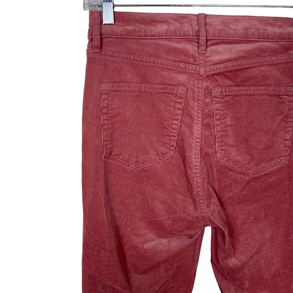 Loft High Waist Skinny Blush Corduroy Soft Stretch Size 27/4 Ankle Cropped Pink - Picture 9 of 16